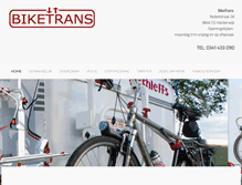 Tablet Screenshot of biketrans.nl